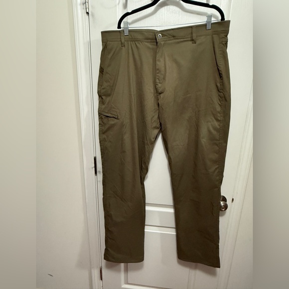 Gerry Venture Fleece Lined Cargo Pocket Pants Men's 40 X 34 Green hiking 1426184 - Picture 1 of 16